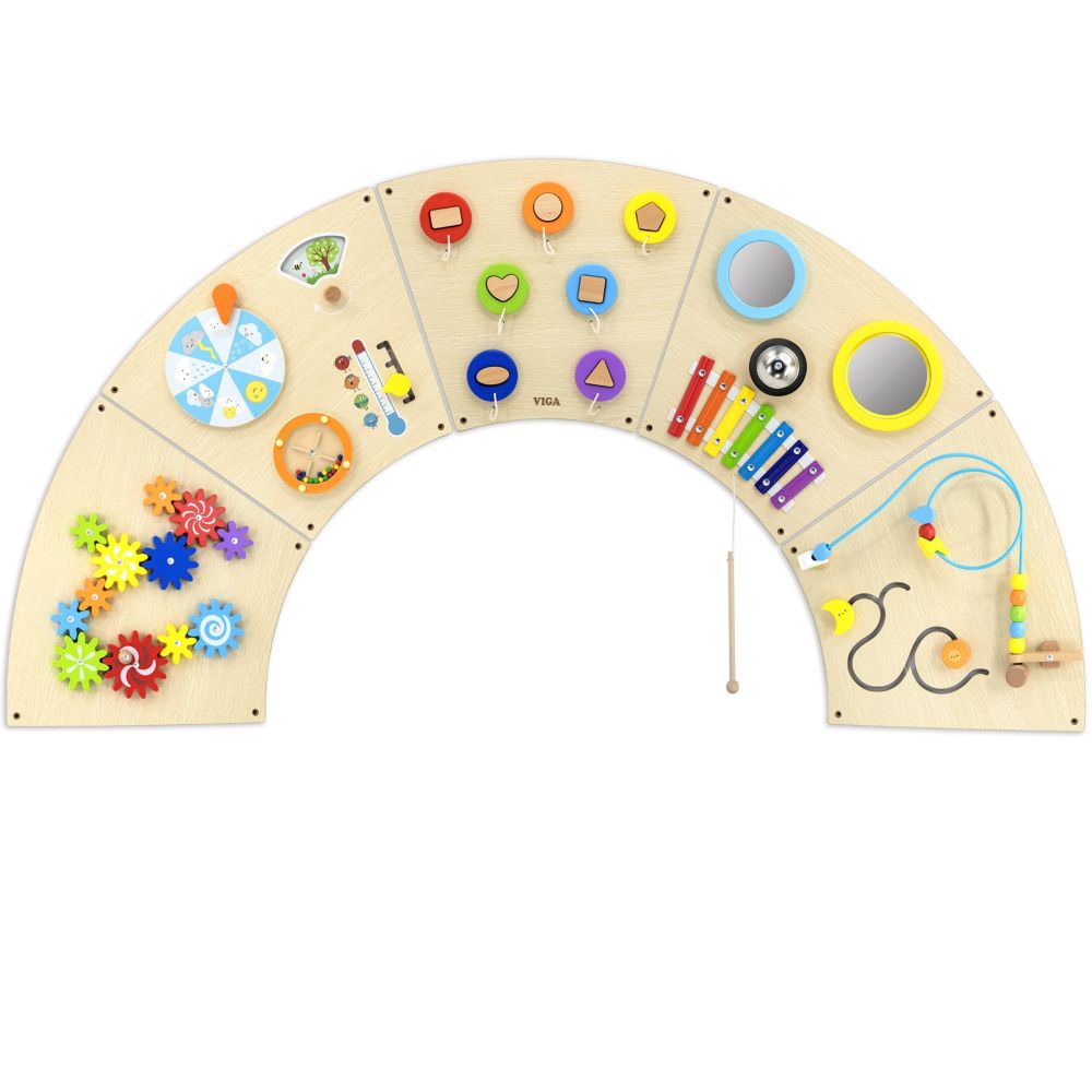 Arkos formos sieninė edukacinė lenta VIGA Montessori