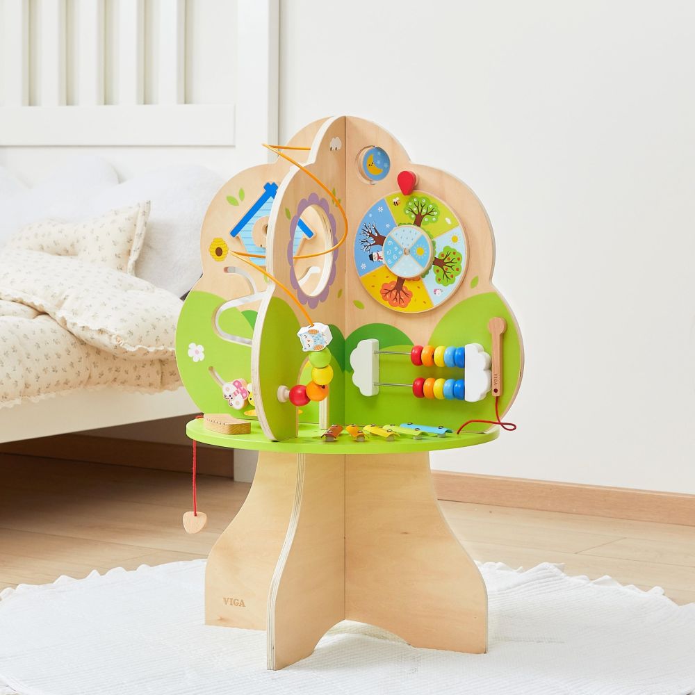 VIGA Wooden Activity Tree Music Educational Center 18m+ 