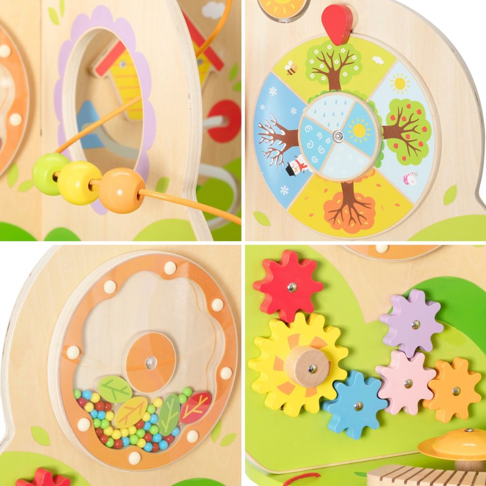 VIGA Wooden Activity Tree Music Educational Center 18m+ 