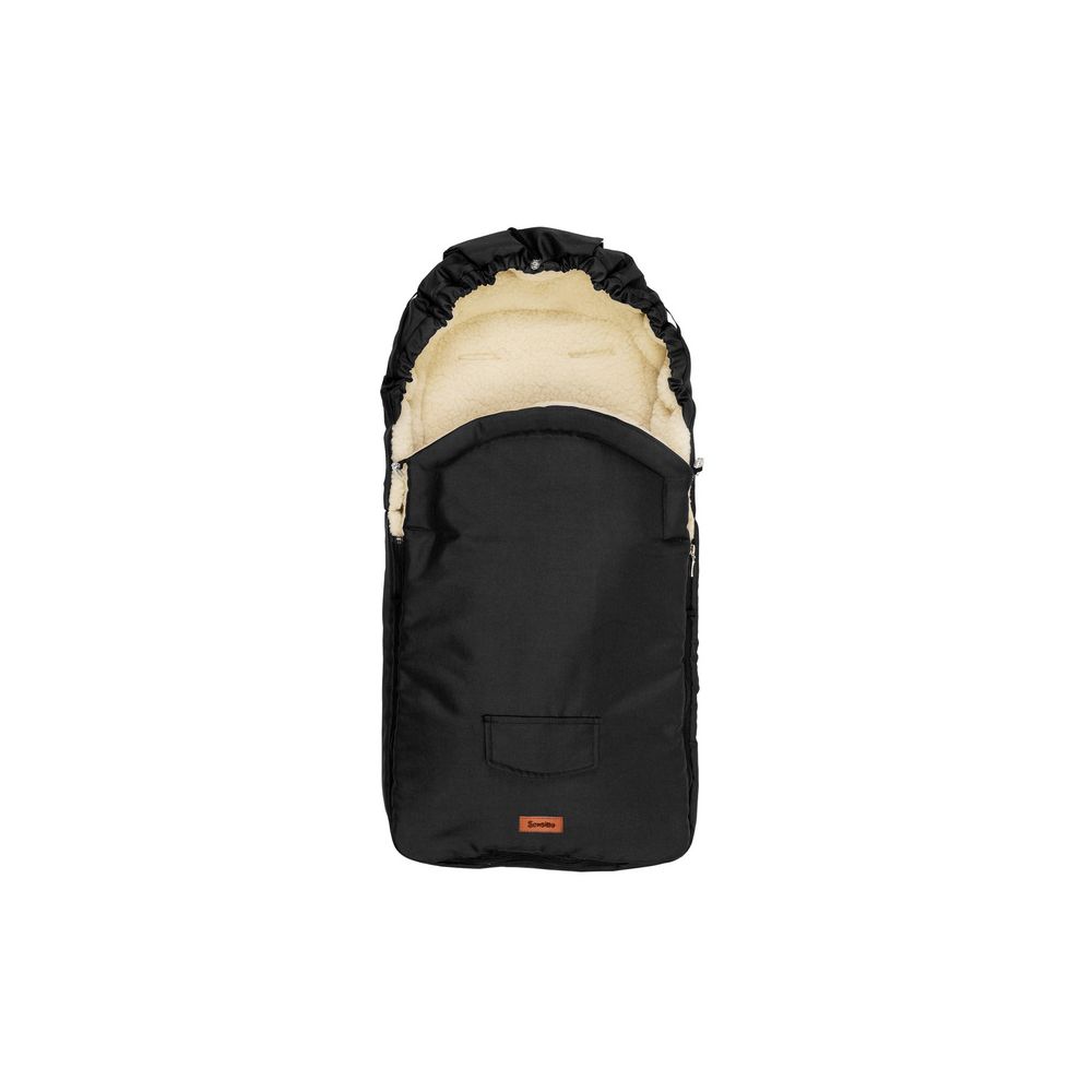 ŚPIWOREK WEŁNA BLACK DO WÓZKA (95x40)