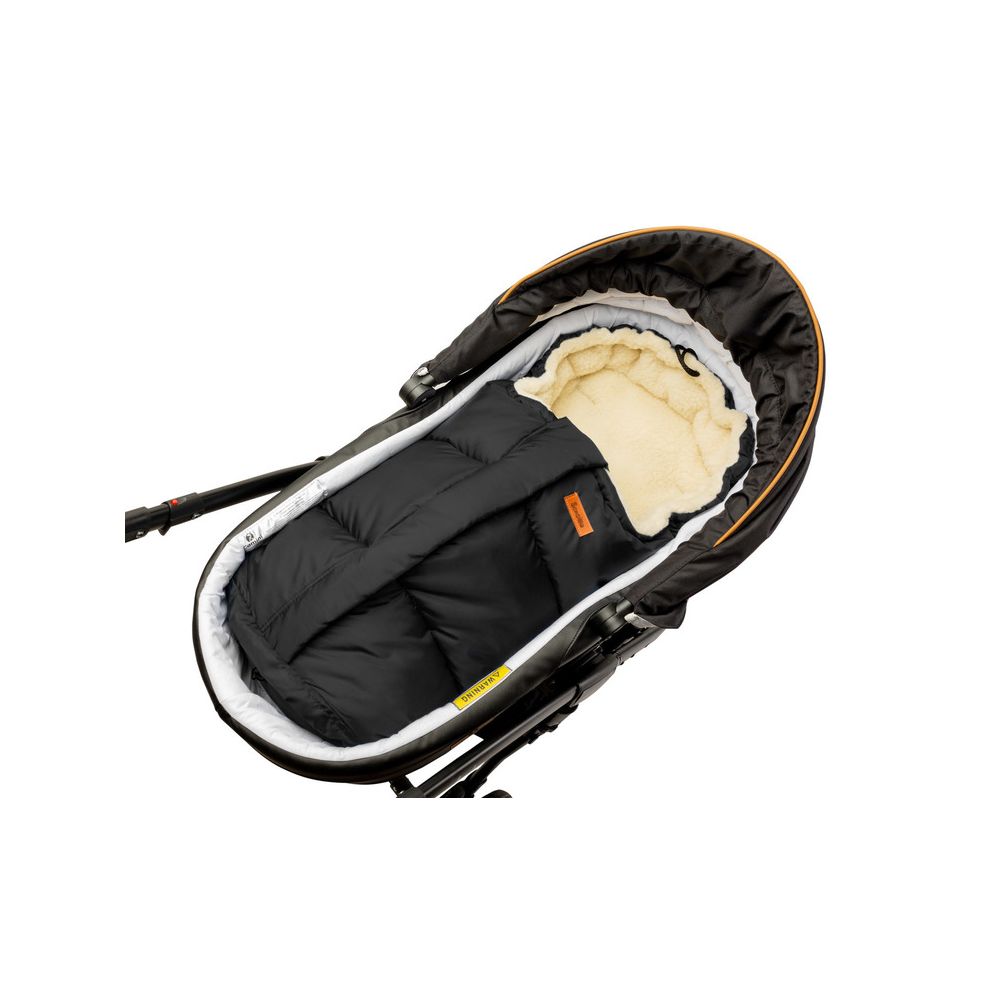 ŚPIWOREK COMBI 3w1 WEŁNA BLACK