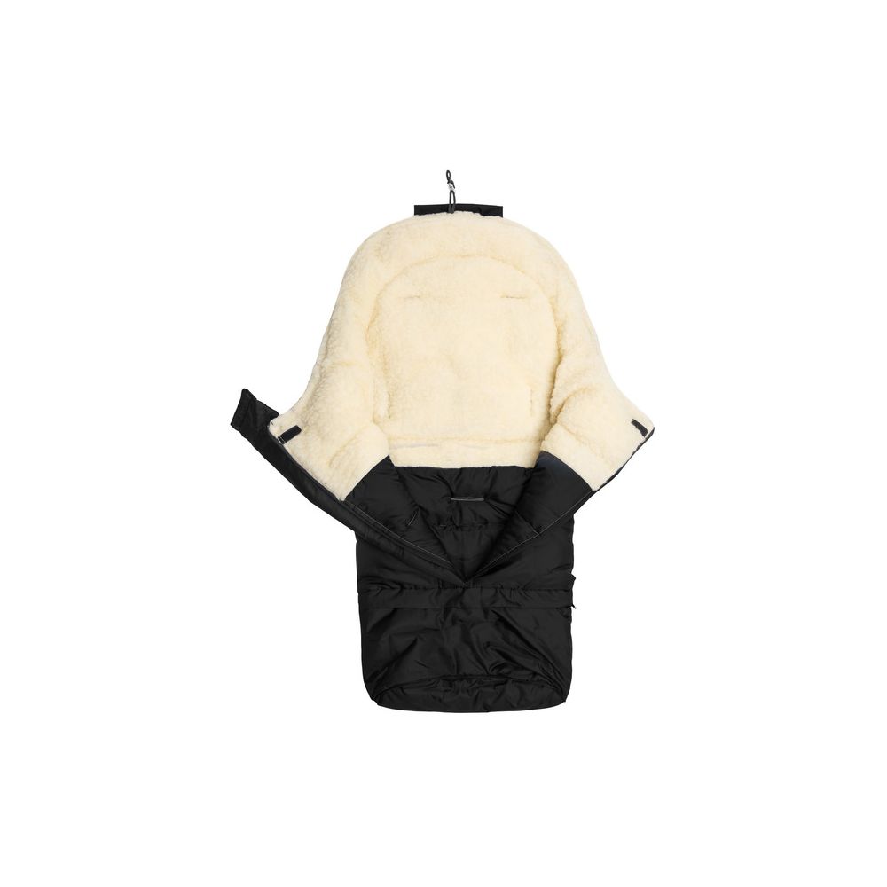 ŚPIWOREK COMBI 3w1 WEŁNA BLACK