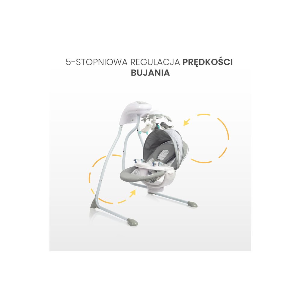 HUŚTAWKA ELEKTRYCZNA RAFFI GRAPHITE