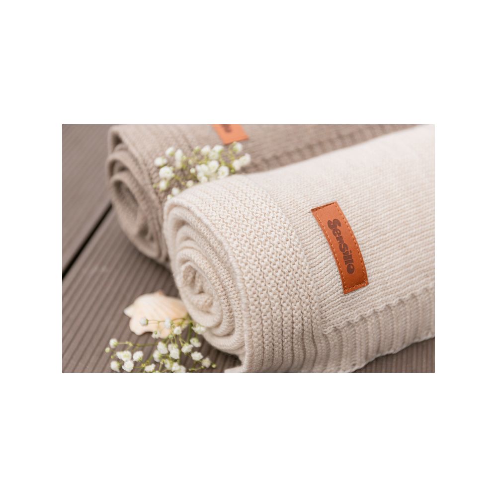 KOC MERINO MELANGE 90X75 DARK BEIGE
