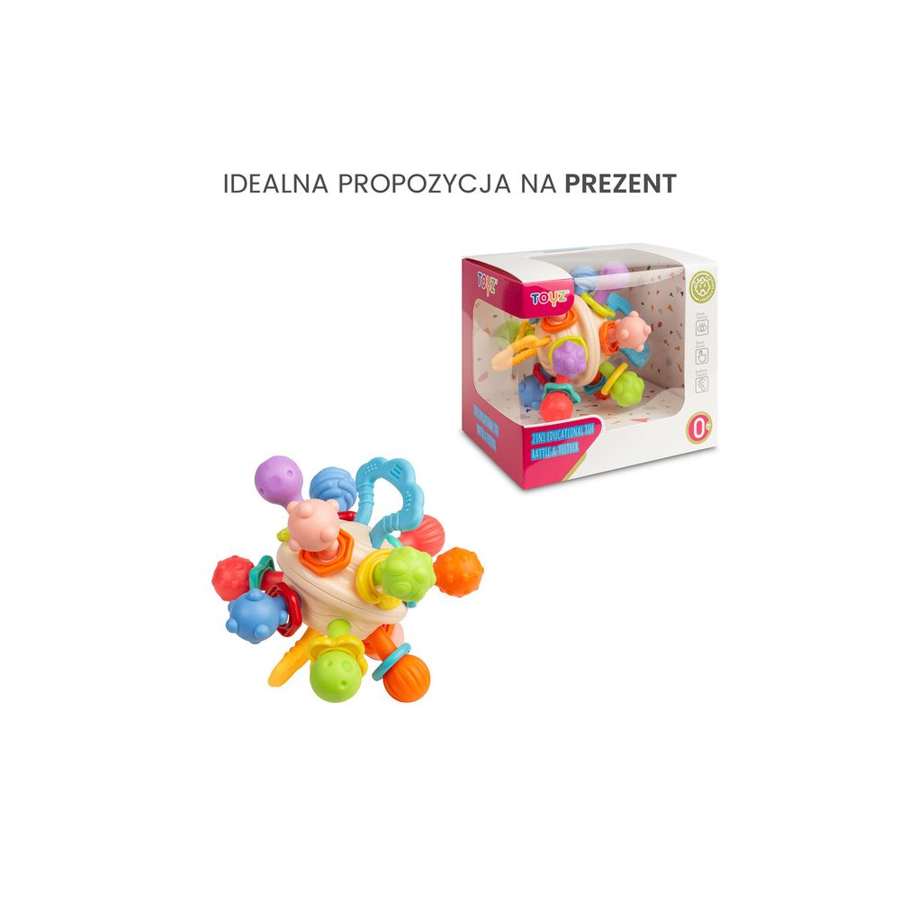 ZABAWKA EDUKACYJNA - 2W1 GRZECHOTKA I GRYZAK