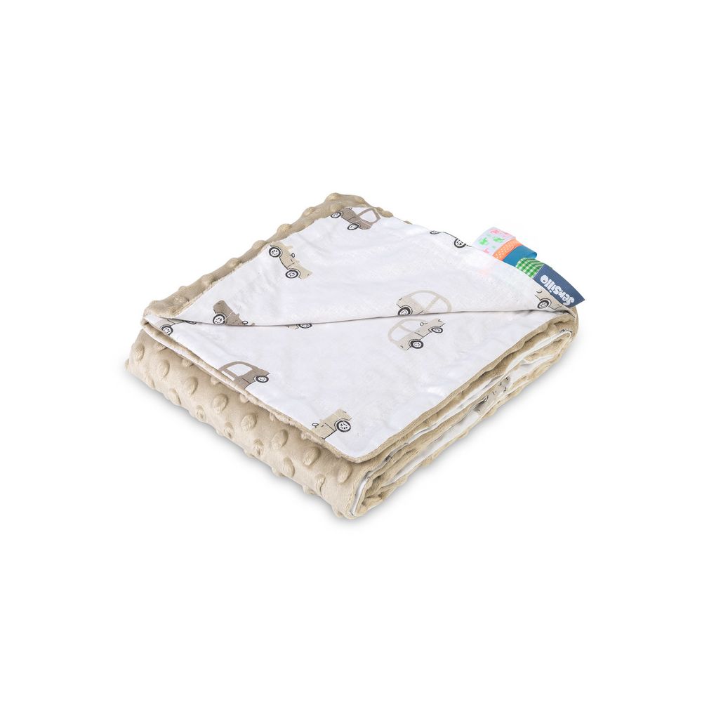 KOC MINKY 75X100 CARS CAPPUCCINO