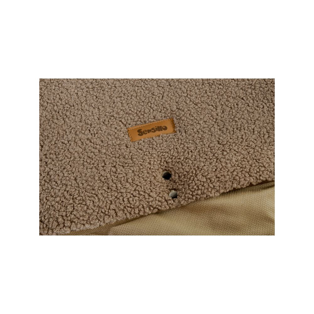 MUFKA DO WÓZKA BOUCLE DARK BEIGE