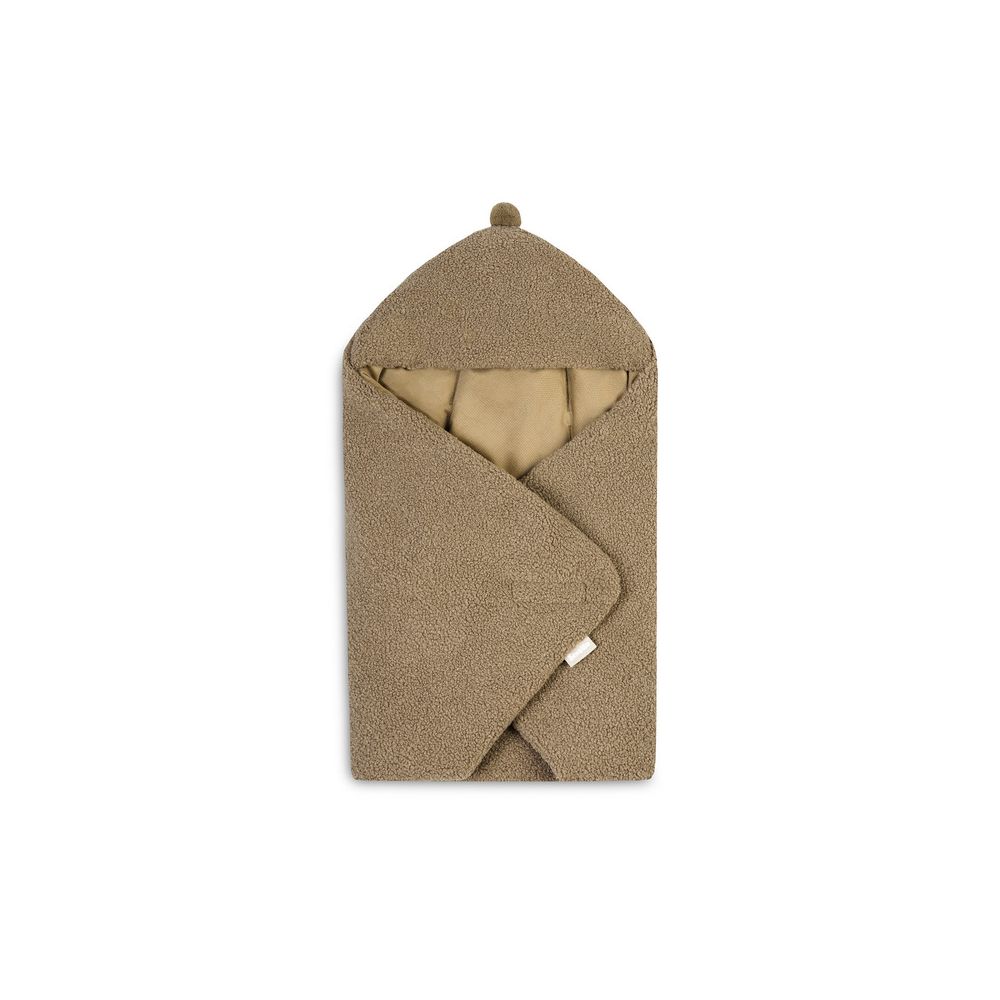 OTULACZ DO FOTELIKA BOUCLE 75X75 DARK BEIGE