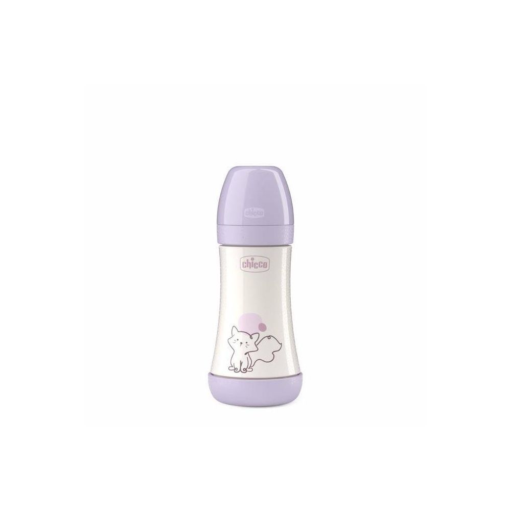 180974 BUTELKA PERFECT5 MEDIUM 240ML SMOCZEK SILIKONOWY GIRL