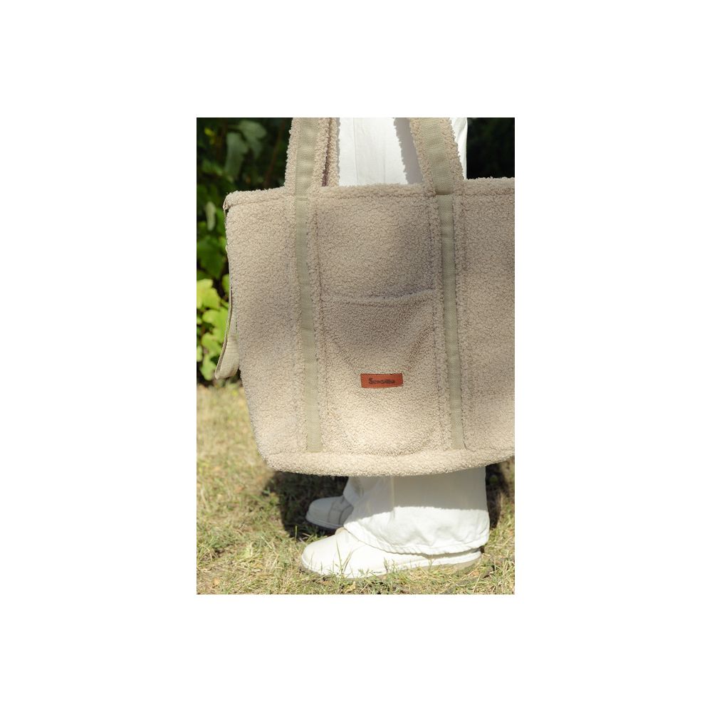 TORBA CLASSIC BOUCLE LIGHT BEIGE