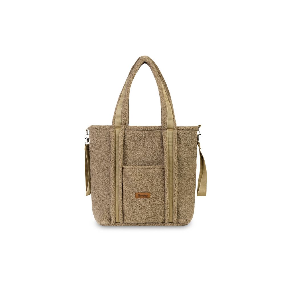 TORBA CLASSIC BOUCLE DARK BEIGE