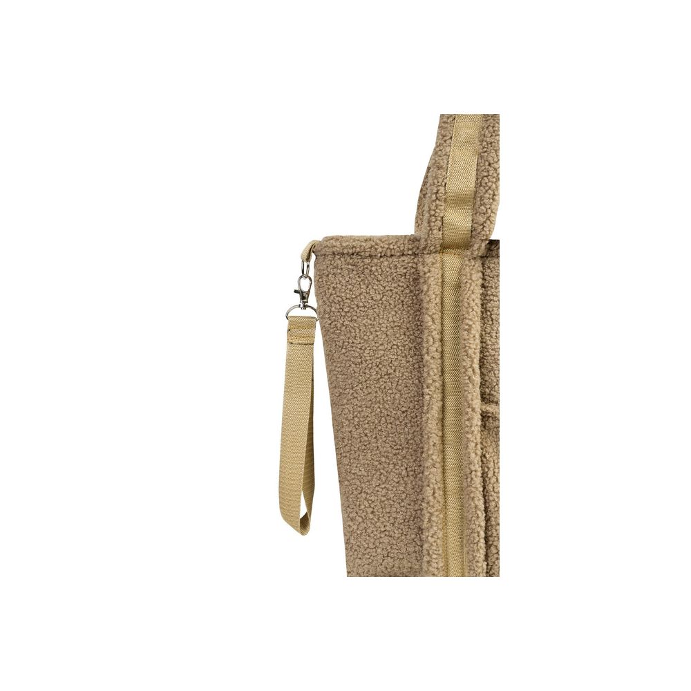 TORBA CLASSIC BOUCLE DARK BEIGE