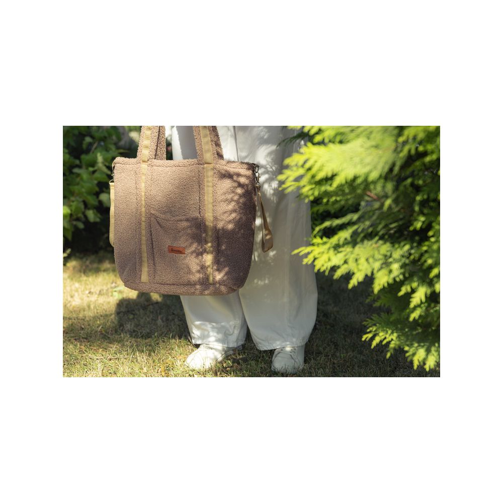 TORBA CLASSIC BOUCLE DARK BEIGE