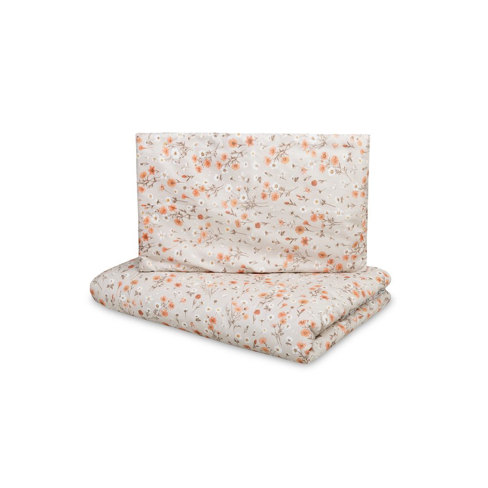 KOMPLET POŚCIELI 2 EL. BAWEŁNA BLOOM BEIGE 100X135