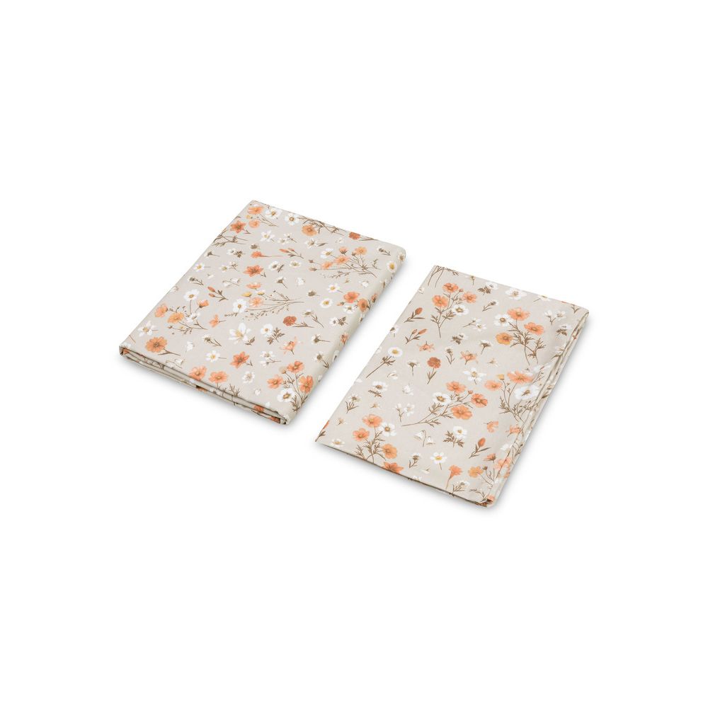 KOMPLET POŚCIELI 2 EL. BAWEŁNA BLOOM BEIGE 100X135