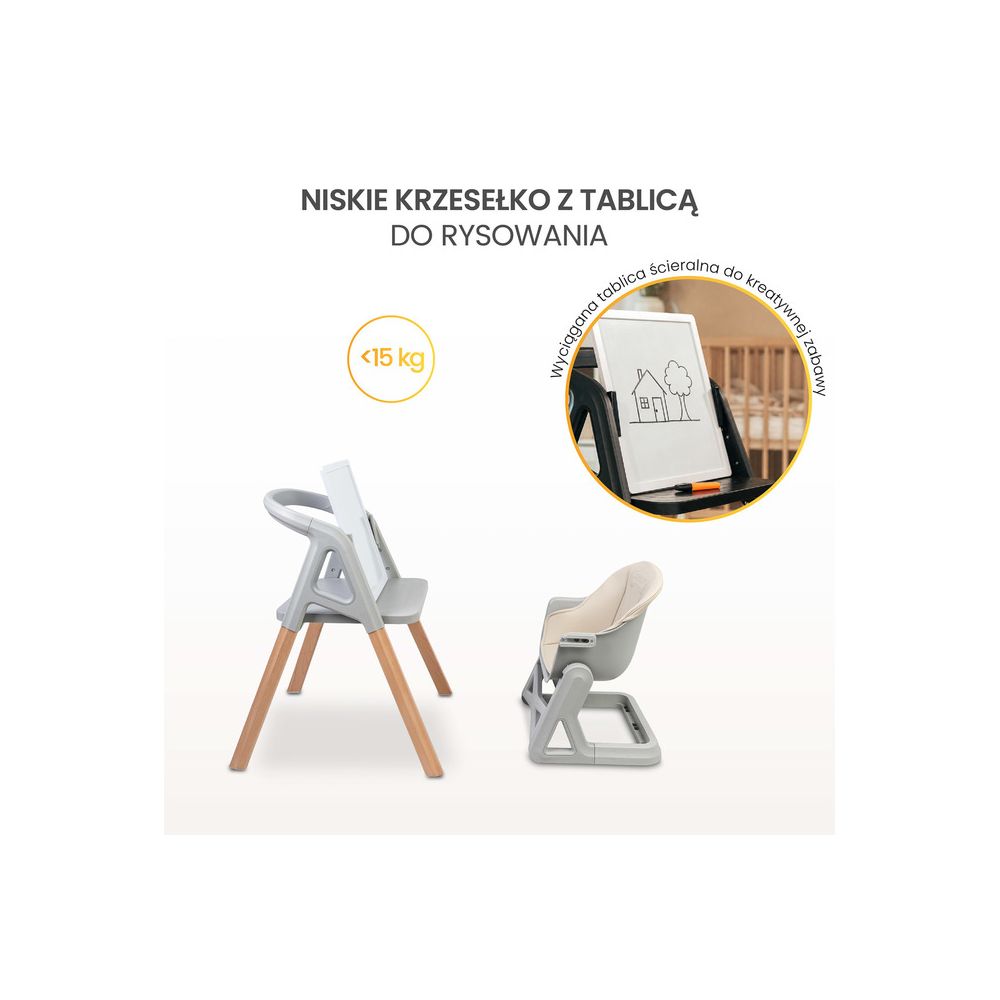 KRZESEŁKO DO KARMIENIA SMARTEE BEIGE