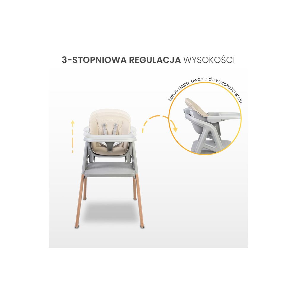 KRZESEŁKO DO KARMIENIA SMARTEE GREY