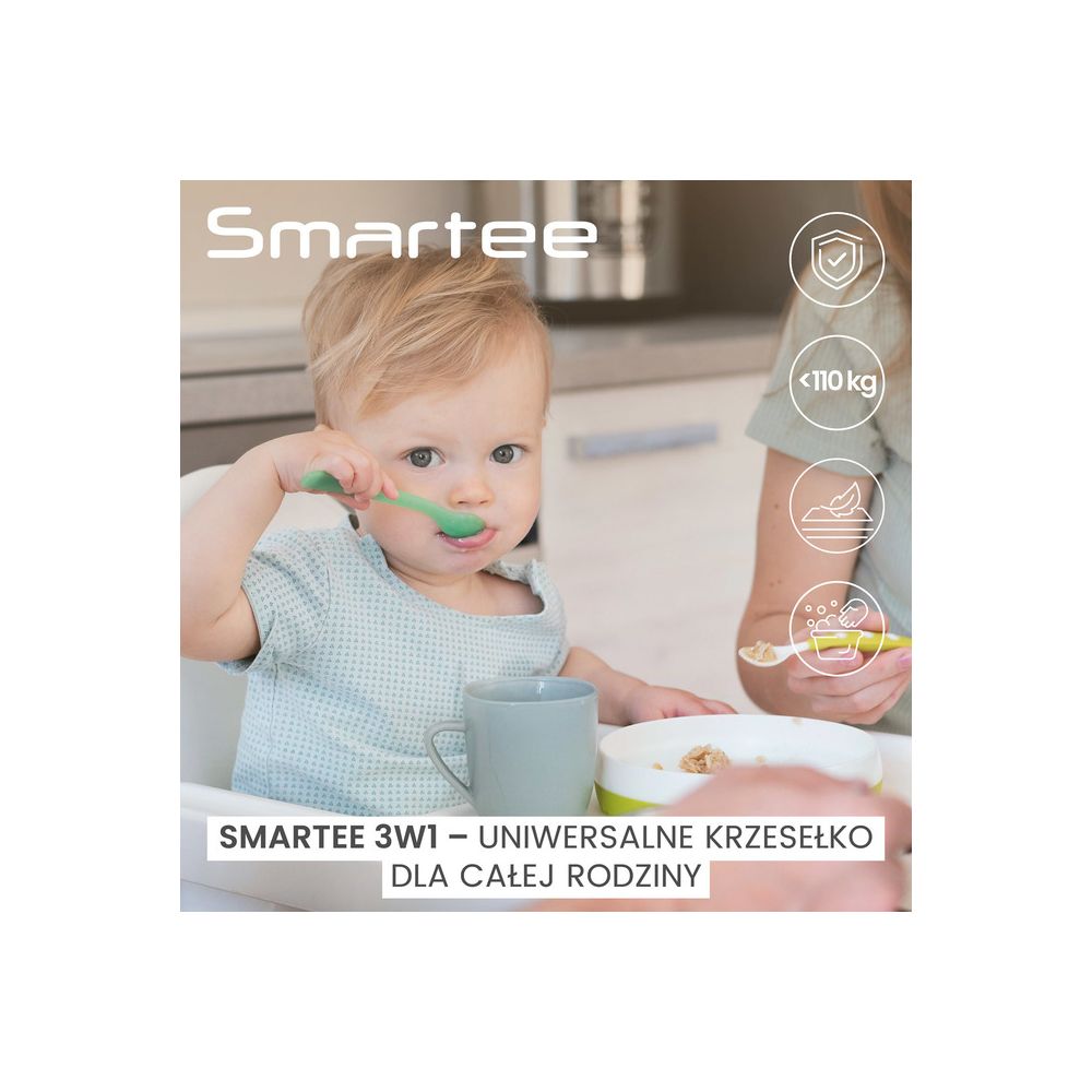 KRZESEŁKO DO KARMIENIA SMARTEE BLACK