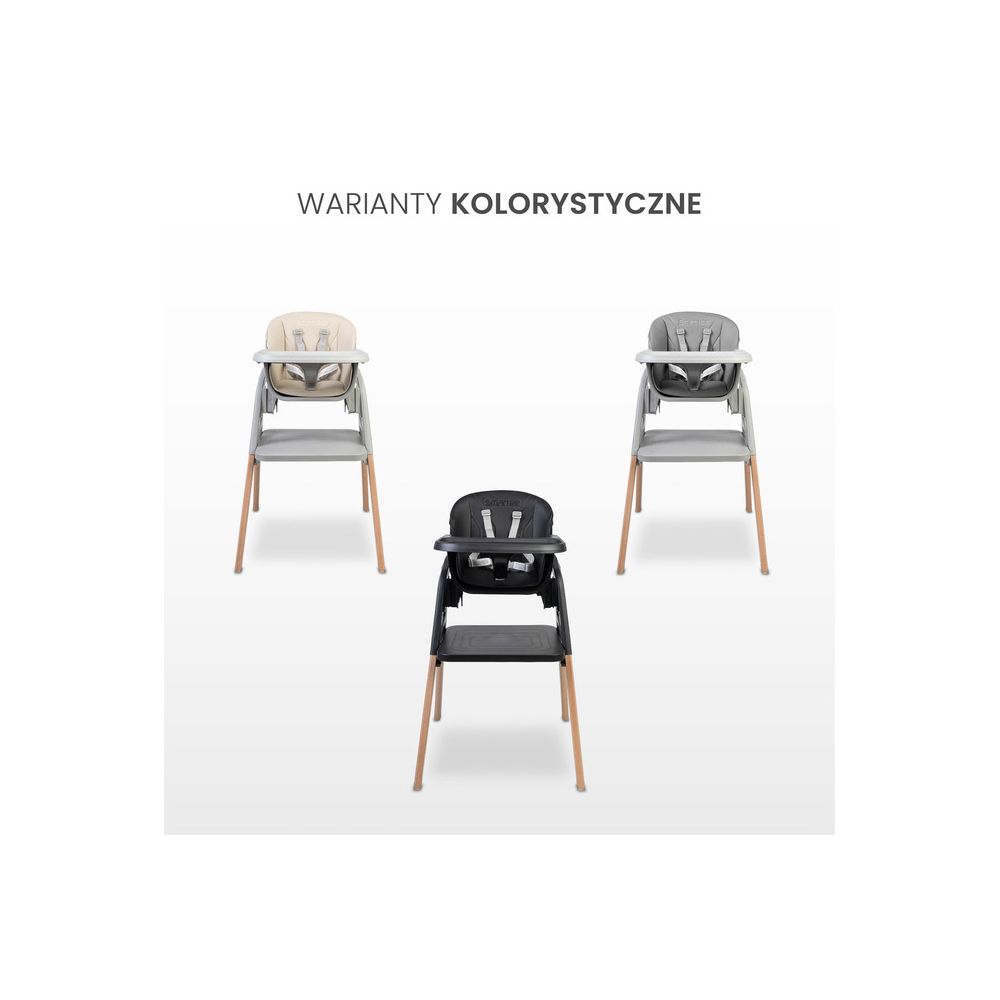 KRZESEŁKO DO KARMIENIA SMARTEE BLACK