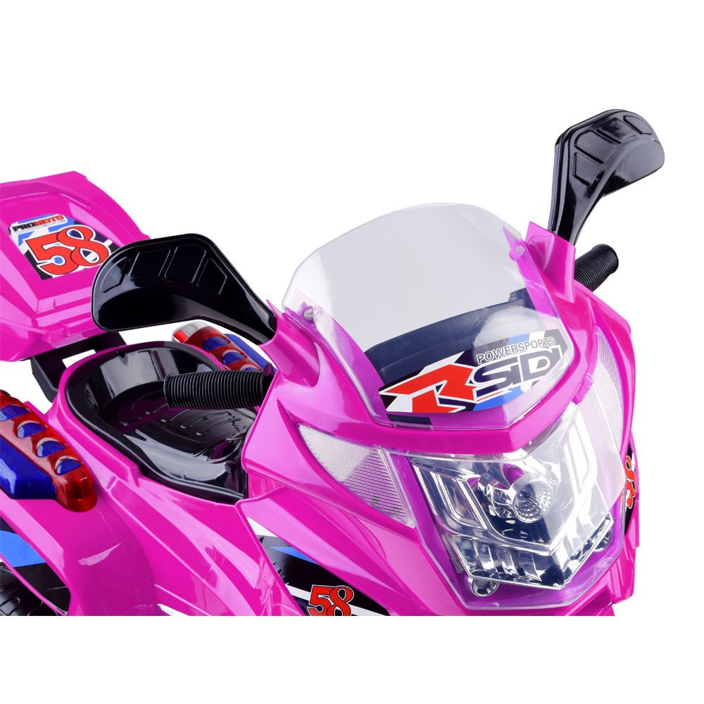 Motorek na akumulator kolorowe światła led PA0241