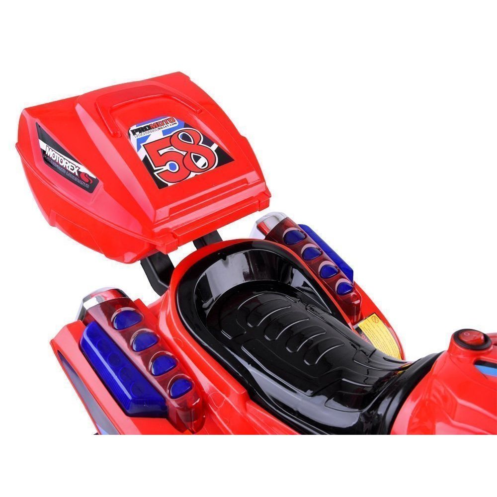 Motorek na akumulator kolorowe światła led PA0241