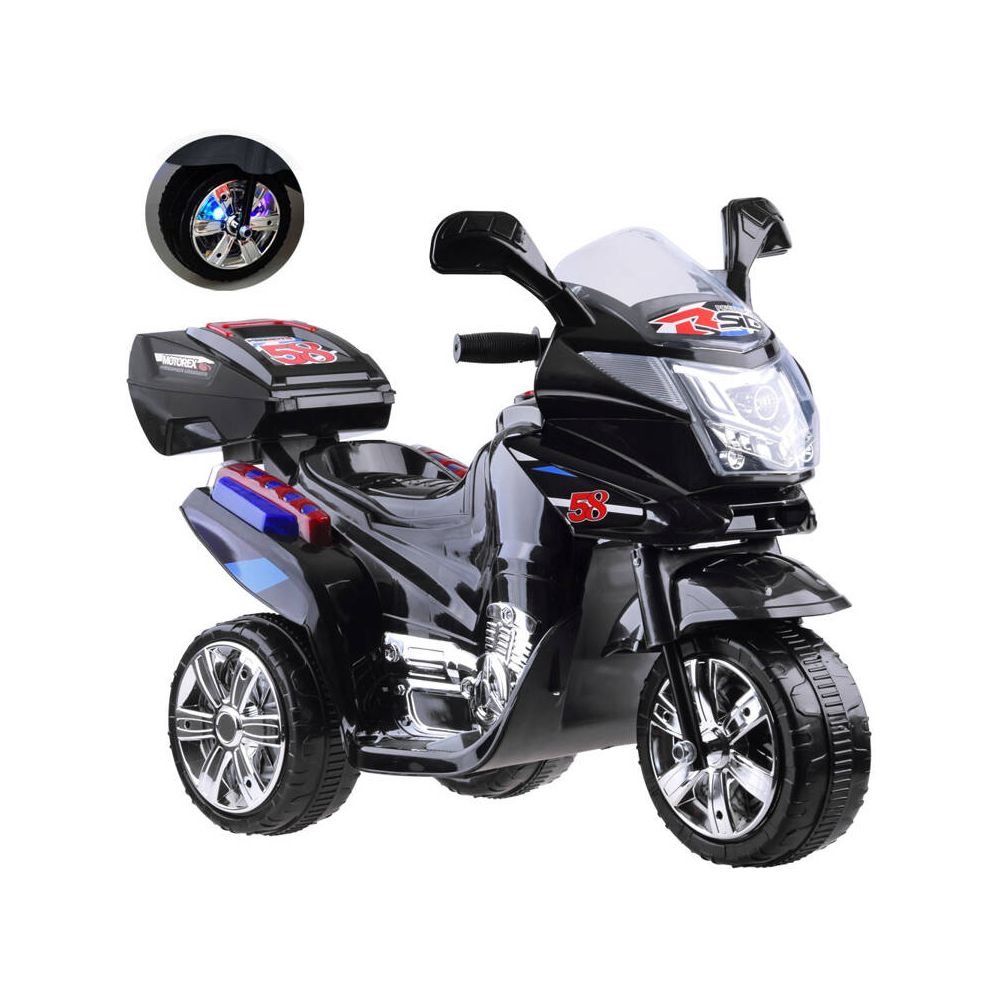 Motorek na akumulator kolorowe światła led PA0241