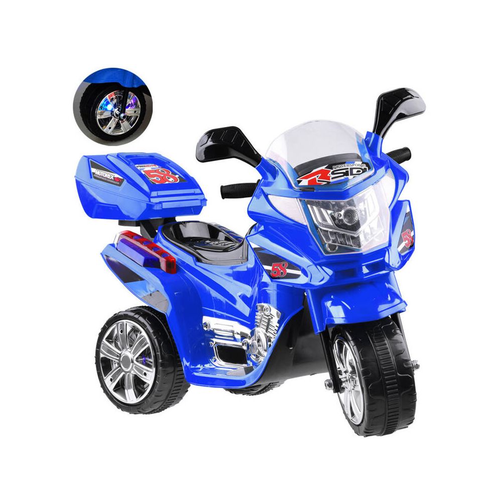 Motorek na akumulator kolorowe światła led PA0241