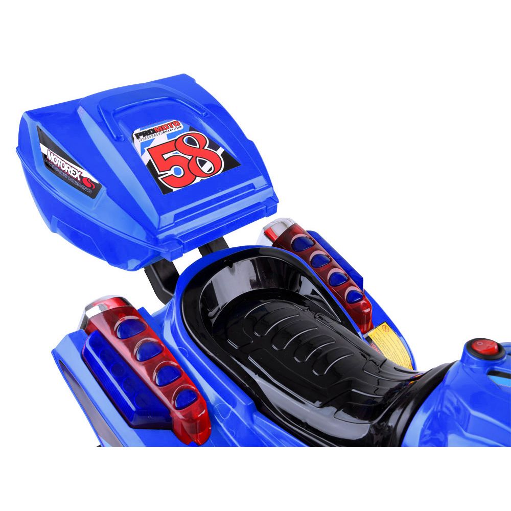 Motorek na akumulator kolorowe światła led PA0241