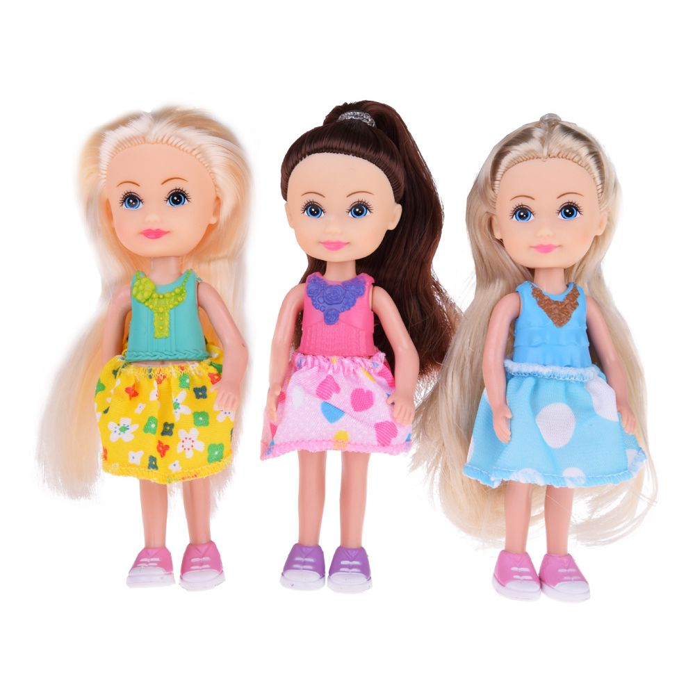 Urocze mini laleczki do zabawy Lalka 12 cm 6szt ZA4755
