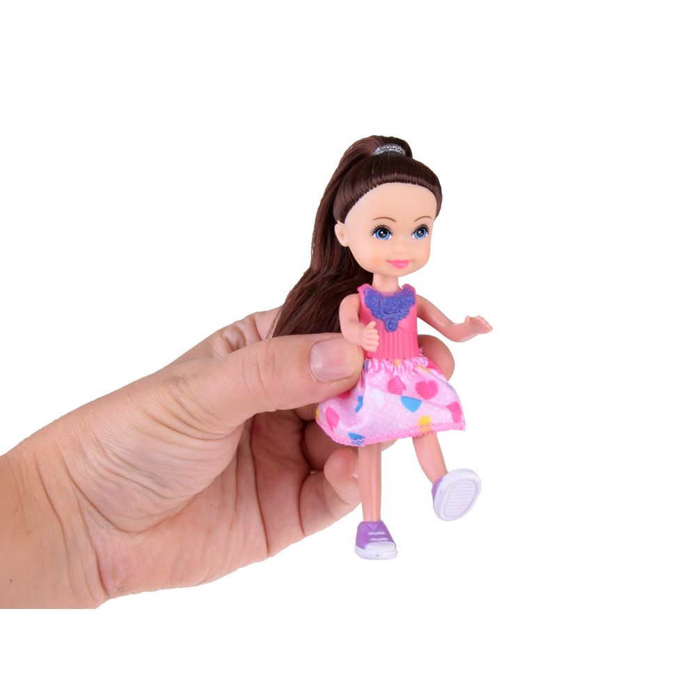 Urocze mini laleczki do zabawy Lalka 12 cm 6szt ZA4755
