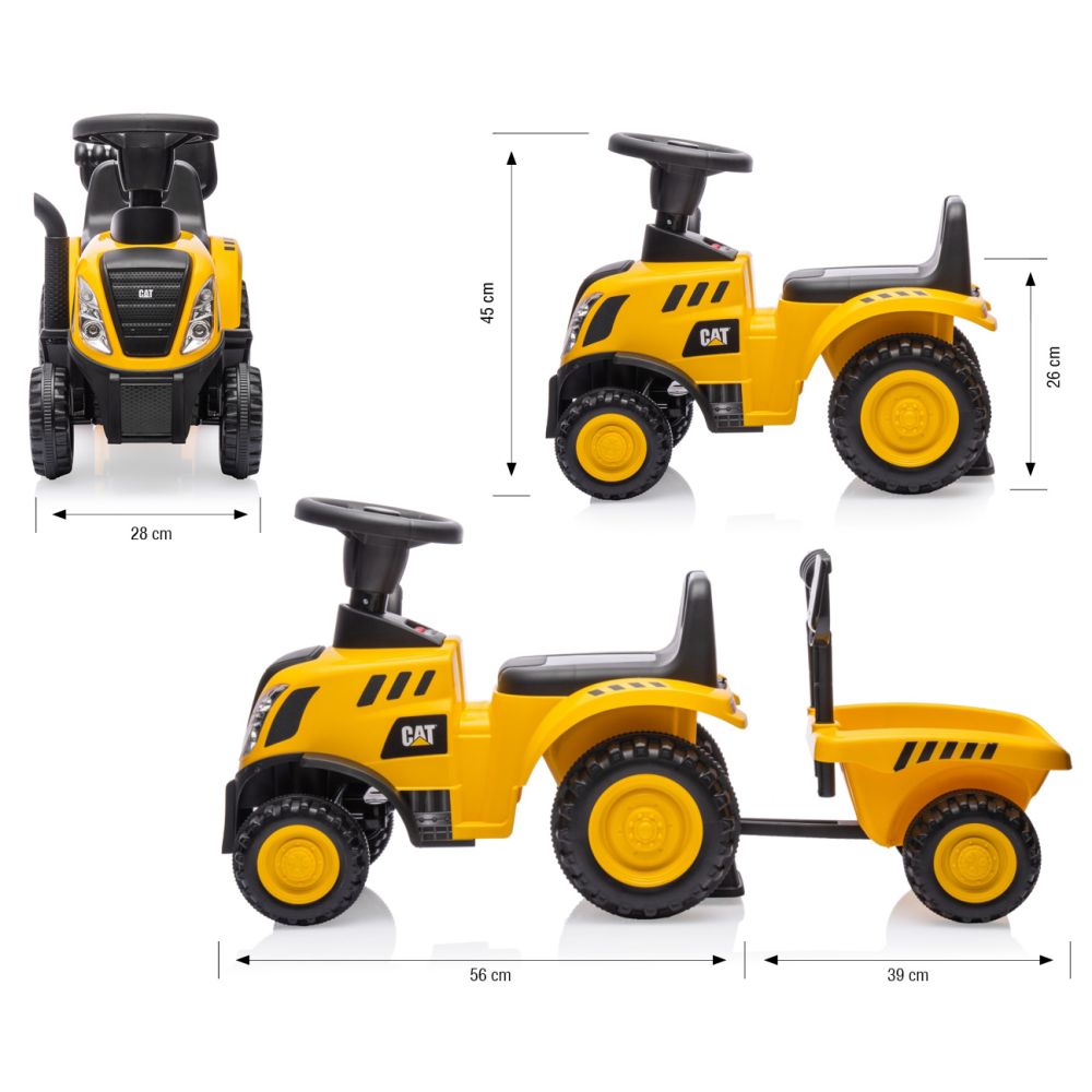 Milly Mally Pojazd CAT Tractor