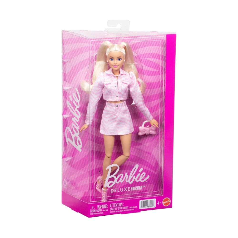 Lėlė Barbie Deluxe Style Pink Denim with Jacket Toy 4+ JJN69