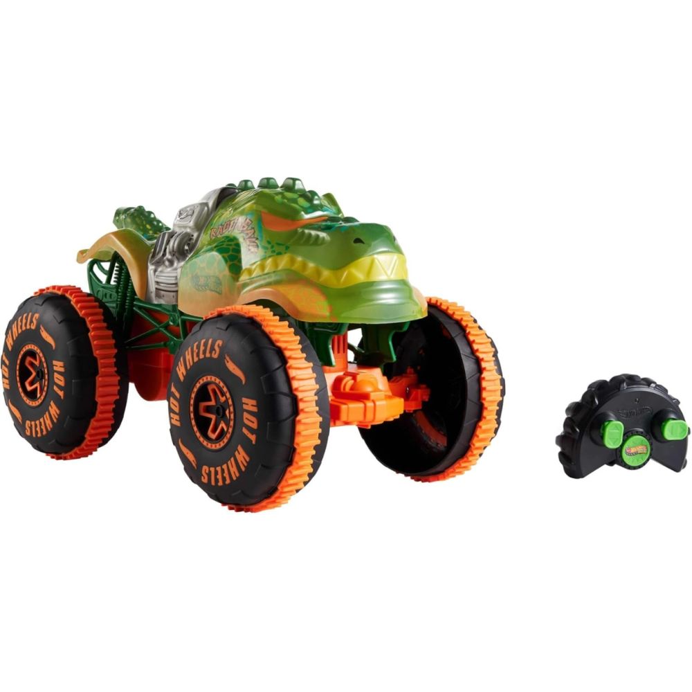 Nuotoliniu būdu valdomas Mattel JBH03 Hot Wheels Rageasaur visureigis
