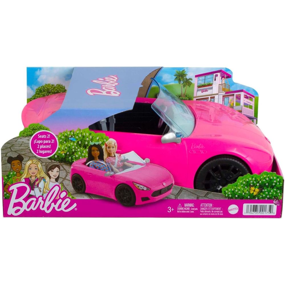Automobilis Barbie Pink Convertible Mattel HBT92