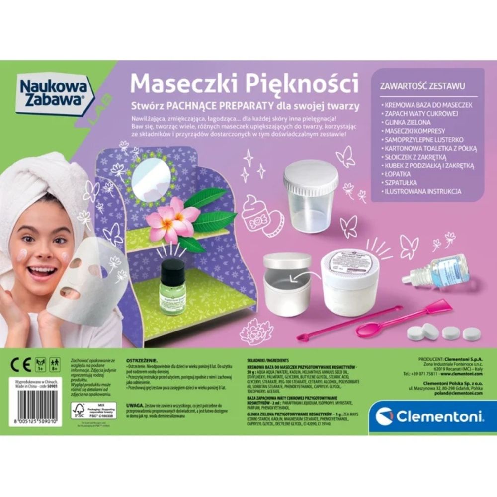 Mokslo ir grožio kaukių laboratorija Clementoni 50901