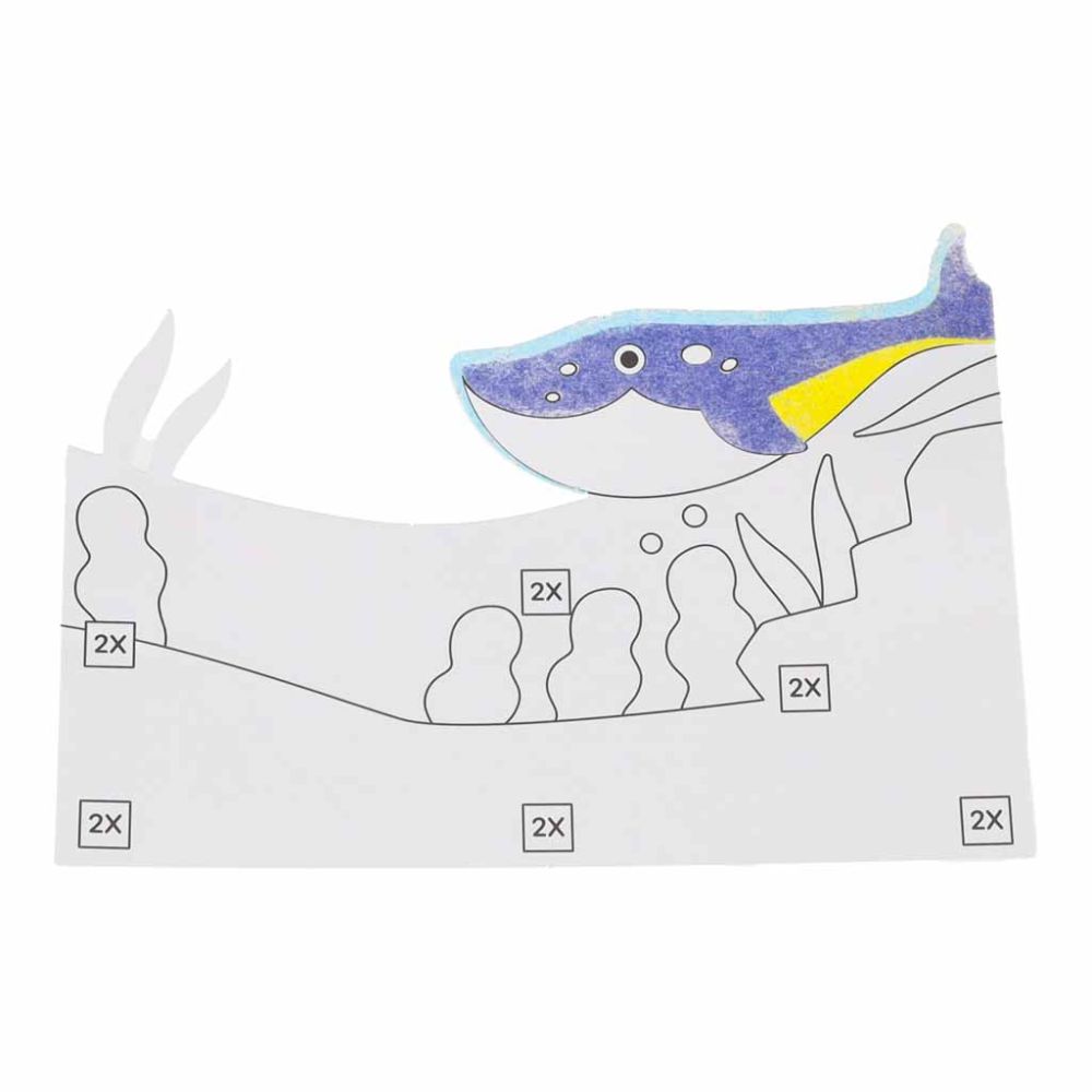 Kūrybinis smėlio dažymo rinkinys 3D smėlio menas jūrų gyvūnai