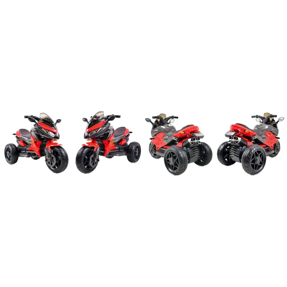 Elektrinis motociklas „MEGA MOTOR“ 3 RATAI – MINKŠTI EVA, MINKŠTA SĖDYNĖ / HS-5188