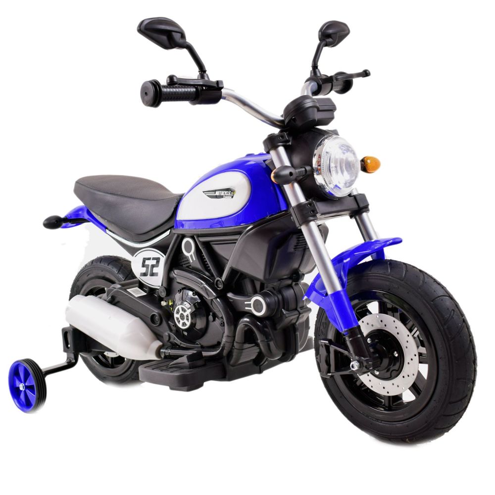 Elektrinis motociklas „TIANDA“ SU PRIEPUČIAMAIS RATAI, DU VARIKLIAI/QK307