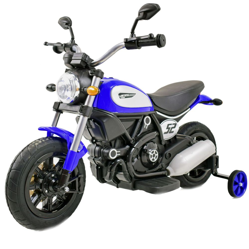 Elektrinis motociklas „TIANDA“ SU PRIEPUČIAMAIS RATAI, DU VARIKLIAI/QK307