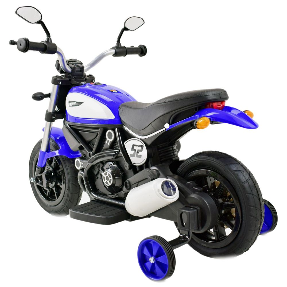 Elektrinis motociklas „TIANDA“ SU PRIEPUČIAMAIS RATAI, DU VARIKLIAI/QK307