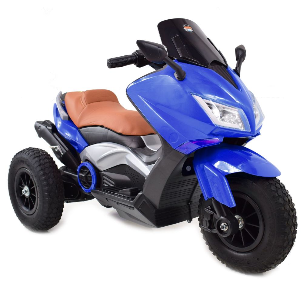 Elektrinis motociklas ST-BQ-9188-AIR PRIEPUČIAMI RATAI, PANELĖ, GARSO EFEKTAI, ODINĖ APDAILA/9188