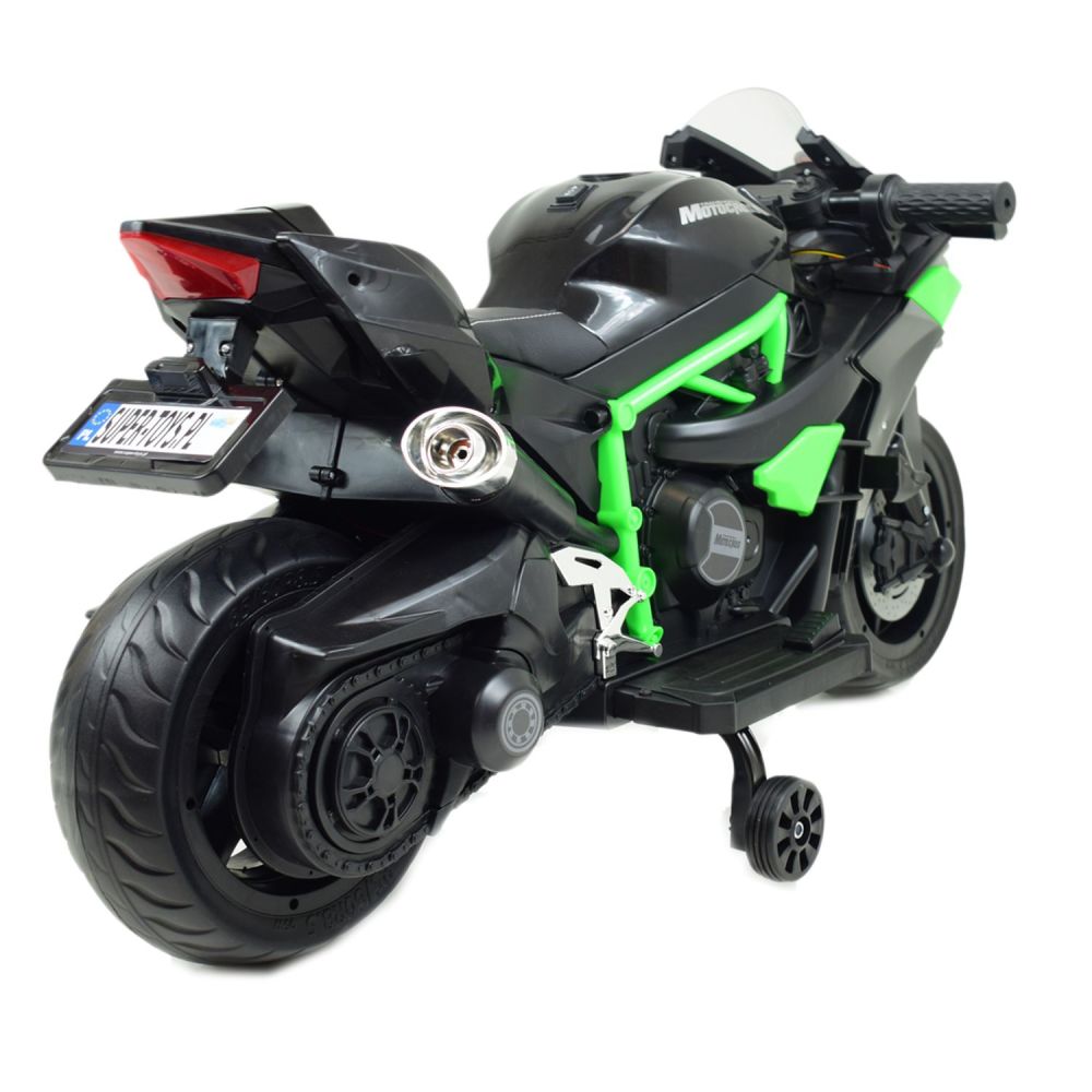 Elektrinis SUPER SPORTINIS MOTOCIKLAS 12 V, EVA/MOTOR-H RATAI
