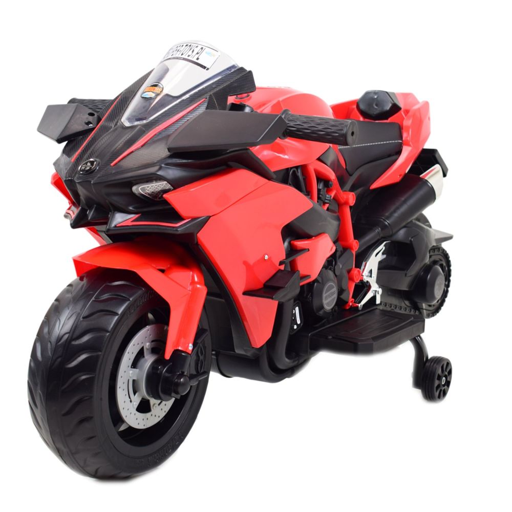 Elektrinis SUPER SPORTINIS MOTOCIKLAS 12 V, EVA/MOTOR-H RATAI