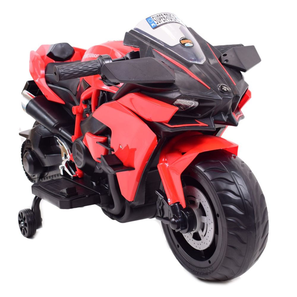 Elektrinis SUPER SPORTINIS MOTOCIKLAS 12 V, EVA/MOTOR-H RATAI