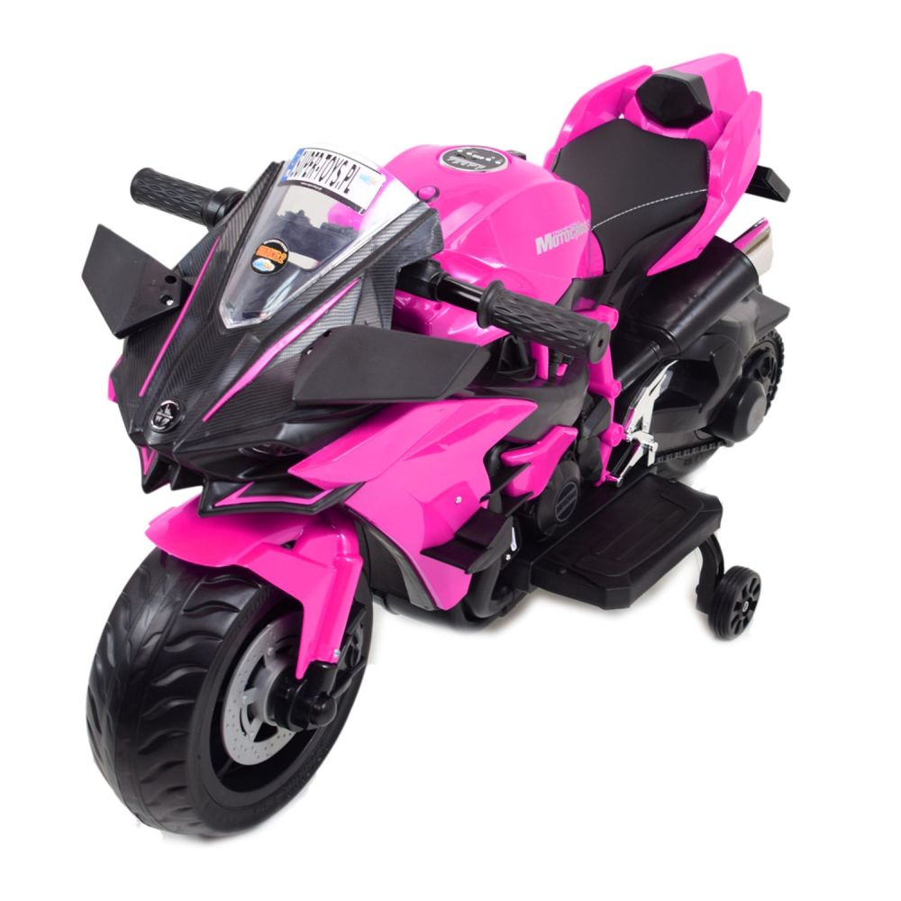Elektrinis SUPER SPORTINIS MOTOCIKLAS 12 V, EVA/MOTOR-H RATAI