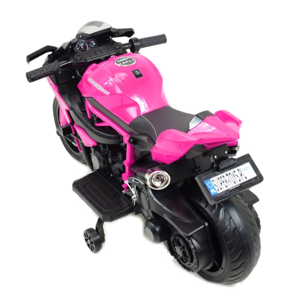 Elektrinis SUPER SPORTINIS MOTOCIKLAS 12 V, EVA/MOTOR-H RATAI