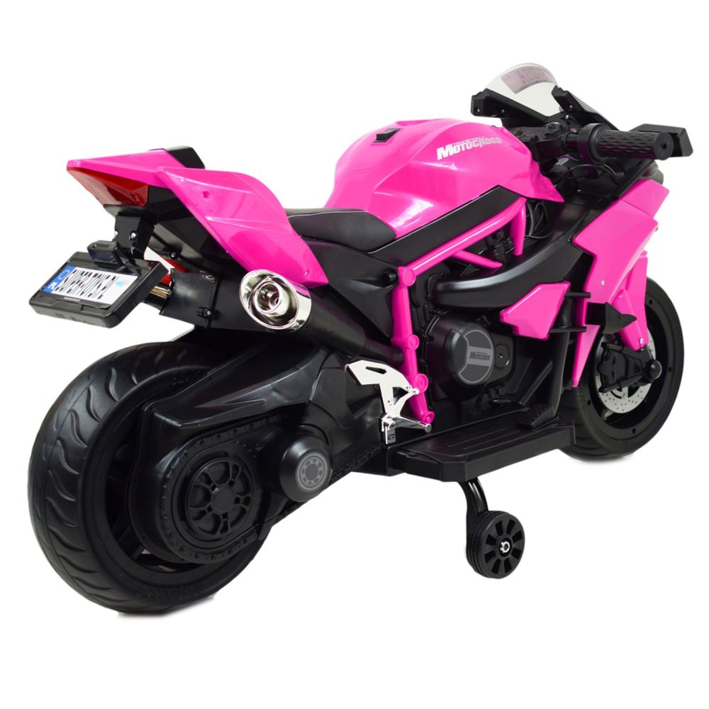 Elektrinis SUPER SPORTINIS MOTOCIKLAS 12 V, EVA/MOTOR-H RATAI