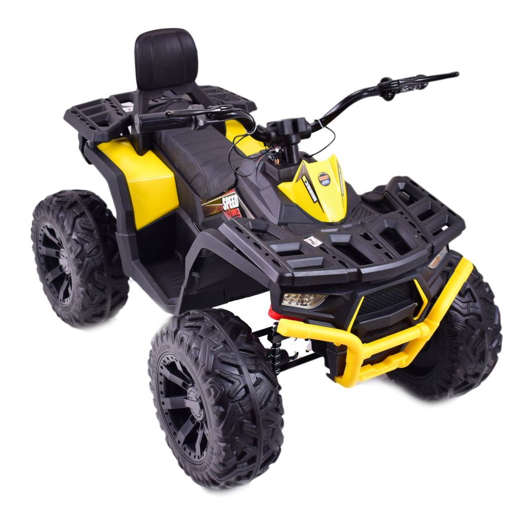 MEGA QUAD TOP SPEED 4X45W, SUPER GALIOS, AKCELERATORIUS ANT VALDYMO RANKENĖLĖS, STABDŽIAI, NUOTOLINIO VALDYMO PULTAS/JC-333