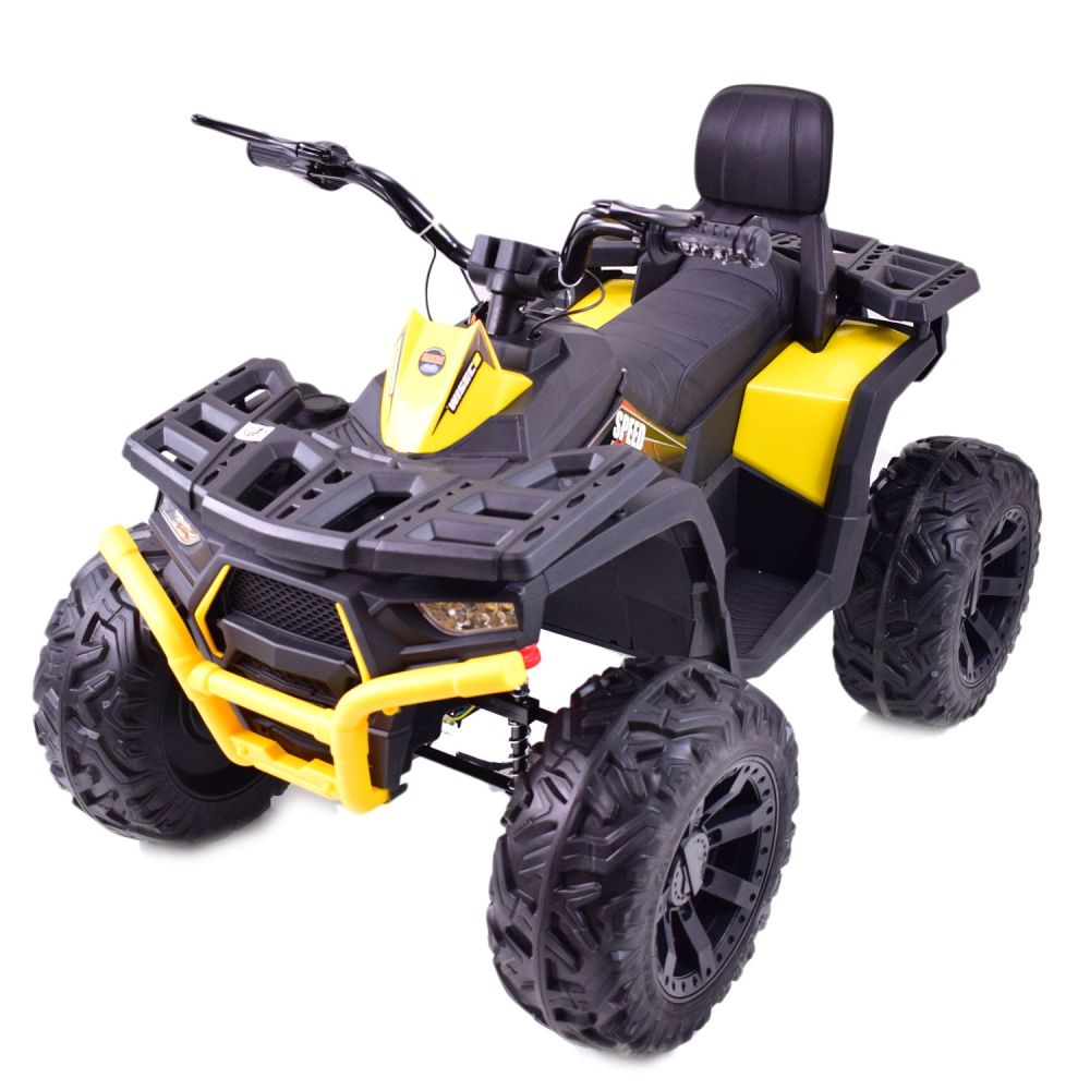MEGA QUAD TOP SPEED 4X45W, SUPER GALIOS, AKCELERATORIUS ANT VALDYMO RANKENĖLĖS, STABDŽIAI, NUOTOLINIO VALDYMO PULTAS/JC-333