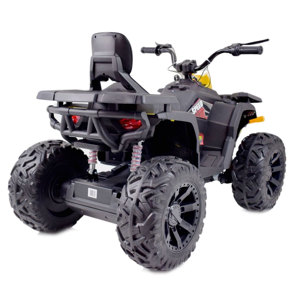 MEGA QUAD TOP SPEED 4X45W, SUPER GALIOS, AKCELERATORIUS ANT VALDYMO RANKENĖLĖS, STABDŽIAI, NUOTOLINIO VALDYMO PULTAS/JC-333